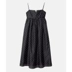 「LE CIEL BLEU」 キャミソールワンピース 36 ブラック レディース