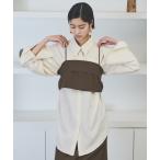 [AIC.] топ FREE Brown женский 