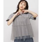 「niko and...」 半袖カットソー LARGE グレー レディース