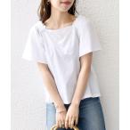 「SHIPS any」 半袖カットソー ONE SIZE ホワイト レディース