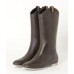 「Fabio Rusconi」 レインブーツ 37 ブラウン レディース