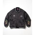 「TOWNCRAFT」 スカジャン MEDIUM ブラック メンズ