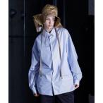 「VOAAOV」 長袖シャツ 2 サックスブルー メンズ