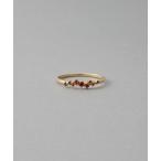 ショッピング15号 指輪 リング 「ガーネット」 K10YG パルプ リング レディース