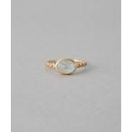 ショッピング15号 指輪 リング 「マイプレシャス」 K10YG アクアマリン リング レディース