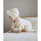 出産祝い リブ× レース ベビー退院着セット（七分丈）