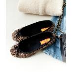 ショッピングバレエシューズ バレエシューズ パンプス 「O'Kyti/オキティ」 レオパード柄 バレエシューズ