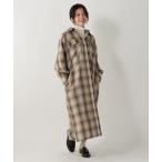 ショッピングシャツワンピース ワンピース オンブレチェックシャツワンピース