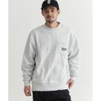 トレーナー スウェット 「CAMP7」胸ポケット刺繍ロゴ クルーネックトレーナー (シンプル＆機能的/カジュアル/抗菌防臭/ポケット付き/男女兼用)