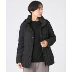 ステンカラーコート コート 「L」「SANYO Style EDITION掲載」「ウォッシャブル・放電テープ付」マットタフタフーデッドミドルダウンジャ