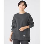 tシャツ 「L」「カタログ掲載」「ウォッシャブル」タイガーパッチ裏起毛スウェット レディース