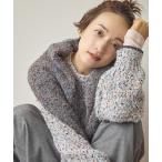 ニット セーター 3ゲージツブツブヤーンチュニックニット レディース