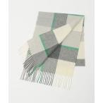 ショッピングブロック マフラー 「別注」「Joshua Ellis」ブロックチェック マフラー メンズ