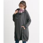 ショッピングマタニティ マタニティ 「マタニティウェア」あったか裏シャギー　ダッカー付ママパーカー