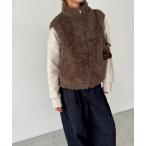 ベスト ジレ diggity　シープボアベスト レディース