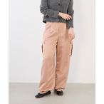 カーゴパンツ サテンカーゴパンツ レディース