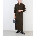 ショッピングマキシ ワンピース ウールサキソニージャンプワンピース