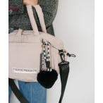 キーホルダー フェイクファーハートチャーム