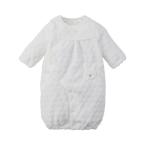 ベビー服 ロンパース あったかフリース　うさぎ刺しゅうツーウェイオール（