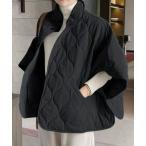 ショッピングポンチョ ポンチョ キルティングコート 冬 レディース ミドル丈 ポンチョコート レディース