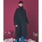 ショッピングオートミール ステンカラーコート コート cwtch　WOOL LONG COAT レディース