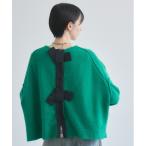 ショッピングリボン ニット セーター Dignite Collier バックリボンニット レディース