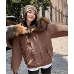  милитари жакет Mod's Coat 2WAY объем мех капот милитари жакет женский 