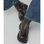 ショッピングTOKYO ブーツ ステッチラインサイドゴアブーツ レディース