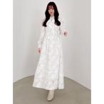 ショッピングシフォン ワンピース ヘアリーフラワーシフォンワンピース