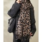 ストール マフラー レオパード柄 大判ストール レディース