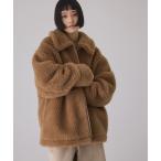 ショッピングブルゾン ブルゾン アウター スウィッチングボアブルゾン レディース