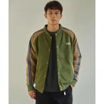 スタジャン Duckster/ダックスター　スエード/レザー調コンビ スタジアムジャケット メンズ レディース