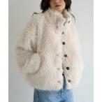 ブルゾン アウター シャギーファーブルゾン レディース