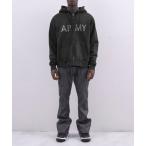 パーカー 「MLVINCE」ARMY ZIP HOODY / ブラック 「AZH20BK」 メンズ