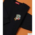 ショッピングミッキー トレーナー スウェット DISNEY ミッキー/グーフィー/ドナルドワンポイント刺繍スウェット メンズ レディース