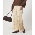 ショッピングストレート パンツ ベロア シシュウ パンツ レディース