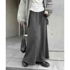 ショッピングマキシ スカート 裏起毛スウェットロングマキシスカート
