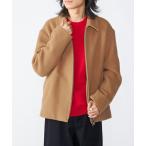 ショッピングブルゾン ブルゾン アウター SHIPS: メルトン ジップ ブルゾン メンズ