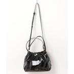 ショッピングエナメルバッグ ハンドバッグ ソフトエナメル2WAYハンドバッグ Mサイズ