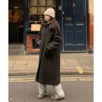 ステンカラーコート コート メルトンコー