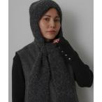 ニット帽 ニットキャップ ブークレ― イヤーフラップ ビーニー レディース