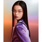 伊達メガネ メガネ 眼鏡 ウェリントン型 メガネ｜横長 チタン 軽量 メタル ナイロール 眼鏡 伊達めがね 度付き(レンズ交換券付) 度あり ユニセッ