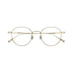 ショッピングチタン 伊達メガネ メガネ 眼鏡 ボストン型 メガネ｜丸型 チタン 軽量 メタル ゴールド 眼鏡 伊達めがね 度付き(レンズ交換券付) 度あり ユニセックス｜