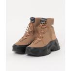 ブーツ 「MAISON MAVERICK PRESENTS」Mesh-knit High-Top Chunky Boots レディース