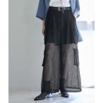 [HARE] брюки-карго FREE черный женский 