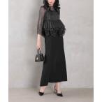 ショッピングラメ ドレス ラメチュール ペプラム Iライン ワンピース ドレス 2点セット パーティー 結婚式 お呼ばれ オケージョン