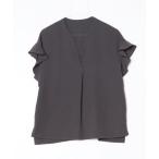 「Spick & Span」 半袖ブラウス FREE グレー レディース