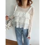 [JUMELLE] топ FREE белый женский 