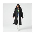 「LACOSTE」 トレンチコート 36 ブラック レディース