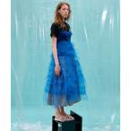 「MAISON SPECIAL」 キャミソールワンピース FREE ブルー レディース